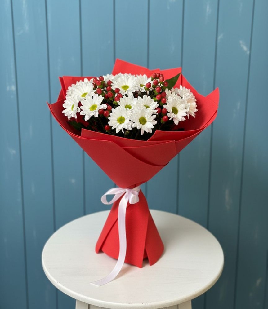 Букет цветов из: Хризантемы в Камбарке