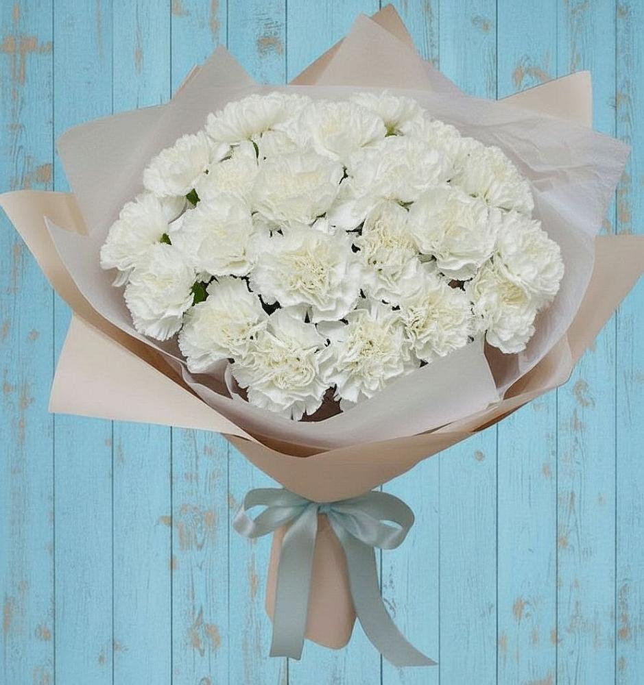 Букет цветов из: Гвоздики в Камбарке