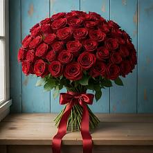 Букет Красные розы Блэк Меджик в Камбарке