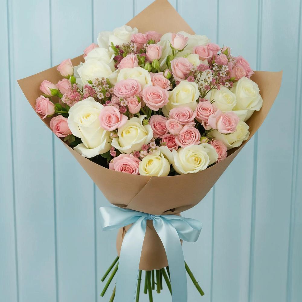 Букет цветов из: Розы в Камбарке