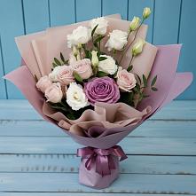 Букет цветов из:  Розы и Лизиантусы в Камбарке