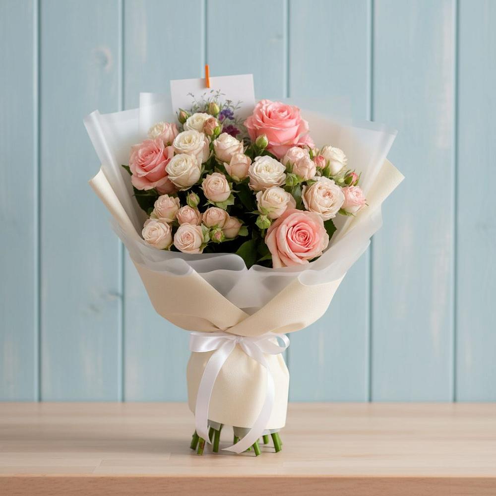 Букет цветов из: Розы в Камбарке