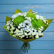 Букет цветов из:  Хризантемы #REPLACE_PRED# Камбарке