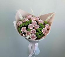 Букет цветов из:  Розы и Хризантемы #REPLACE_PRED# Камбарке