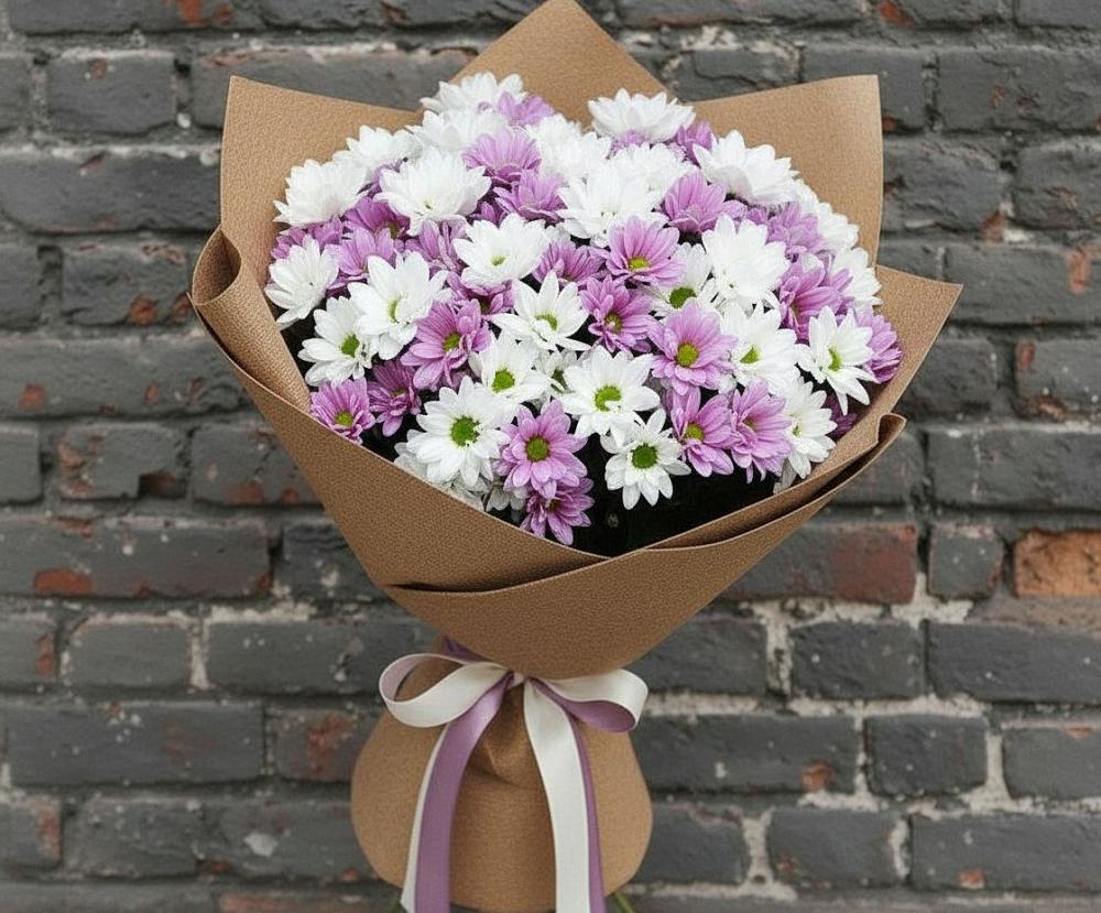 Букет цветов из: Хризантемы в Камбарке