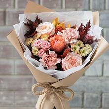 Букет цветов из:  Гвоздики, Хризантемы и Розы #REPLACE_PRED# Камбарке