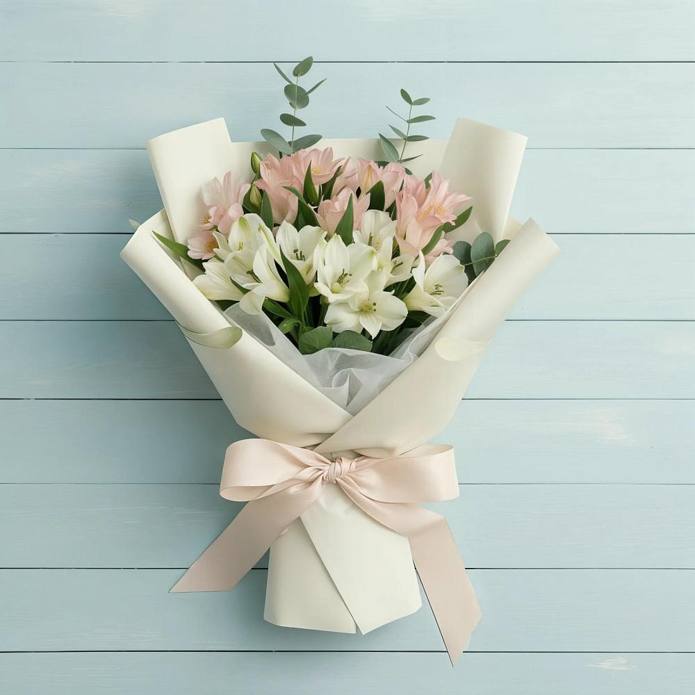 Букет цветов из: Альстромерии в Камбарке